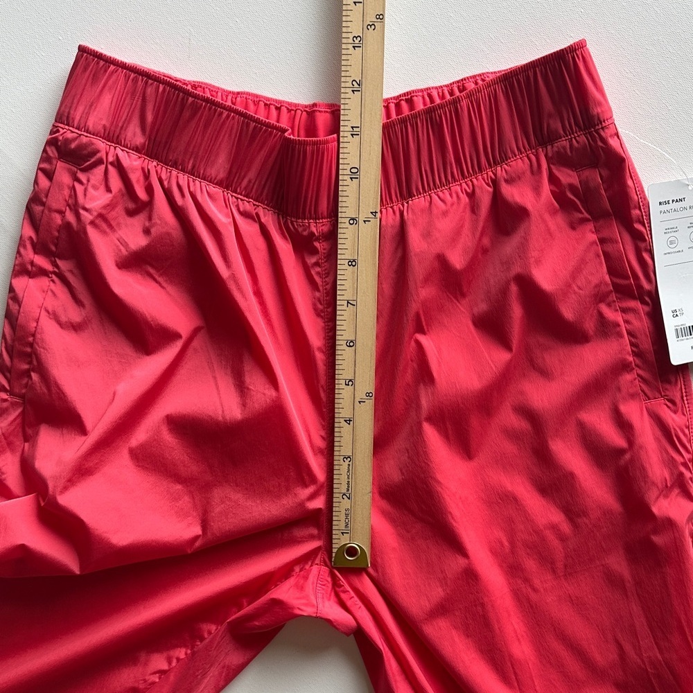 Athleta Rise Punch Track Pants XS NWT Elastic Waist Lightweight Joggers - Picture 10 of 14
